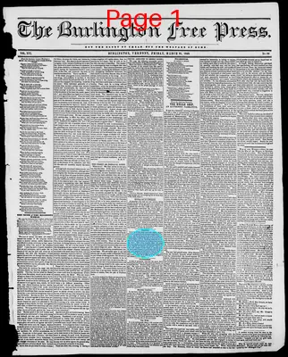 Page thumbnail for Burlington Free Press