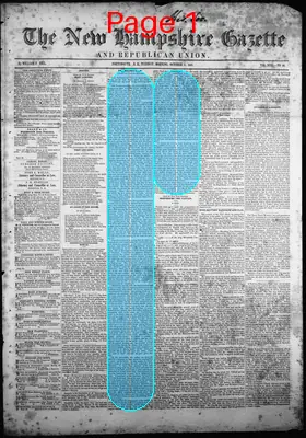 Page thumbnail for The New Hampshire Gazette And Republican Union