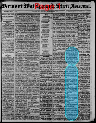 Page thumbnail for Vermont Watchman And State Journal