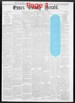 Page thumbnail for Essex County Herald
