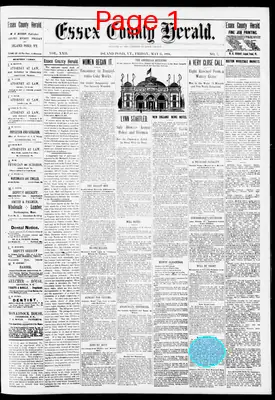 Page thumbnail for Essex County Herald