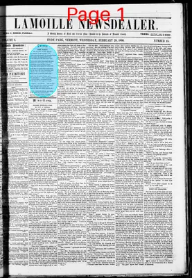 Page thumbnail for Lamoille Newsdealer