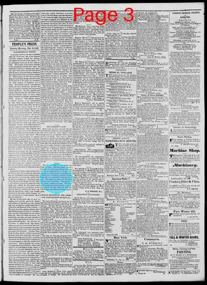 Page thumbnail for The Middlebury People's Press