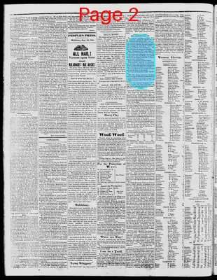 Page thumbnail for The Middlebury People's Press