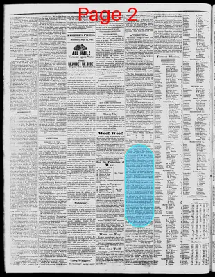 Page thumbnail for The Middlebury People's Press