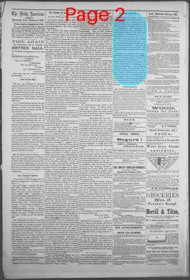 Page thumbnail for The Daily Manchester American