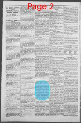Page thumbnail for The Daily Manchester American