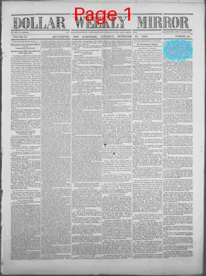 Page thumbnail for Dollar Weekly Mirror