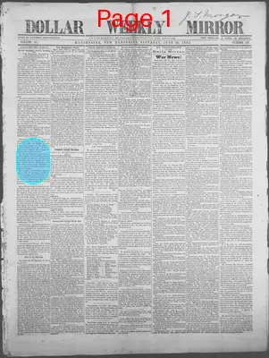 Page thumbnail for Dollar Weekly Mirror