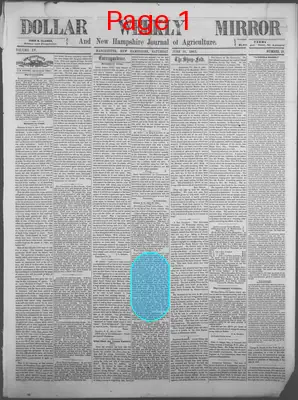 Page thumbnail for Dollar Weekly Mirror And New Hampshire Journal Of Agriculture