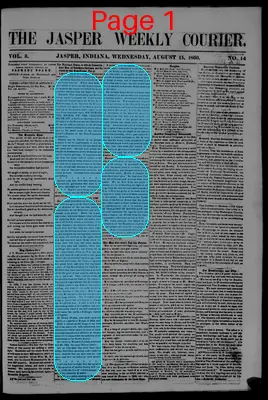 Page thumbnail for The Jasper Weekly Courier