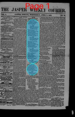 Page thumbnail for The Jasper Weekly Courier
