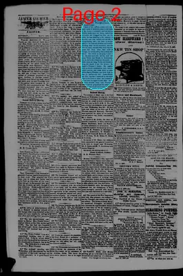 Page thumbnail for The Jasper Weekly Courier