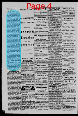 Page thumbnail for The Jasper Weekly Courier