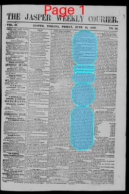 Page thumbnail for The Jasper Weekly Courier