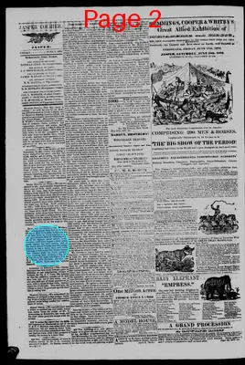 Page thumbnail for The Jasper Weekly Courier