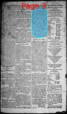 Page thumbnail for Alexandria Daily Gazette, Commercial & Political