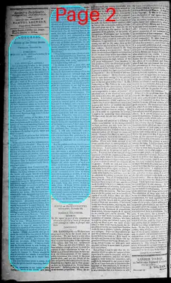 Page thumbnail for Alexandria Daily Gazette, Commercial & Political