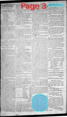 Page thumbnail for Alexandria Daily Gazette, Commercial & Political