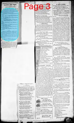 Page thumbnail for Alexandria Daily Gazette, Commercial & Political