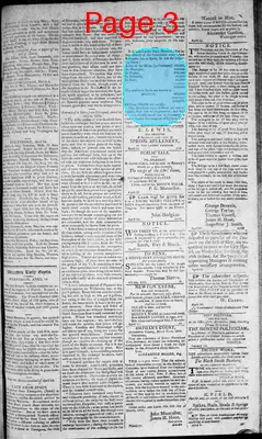 Page thumbnail for Alexandria Daily Gazette, Commercial & Political