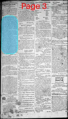 Page thumbnail for Alexandria Daily Gazette, Commercial & Political