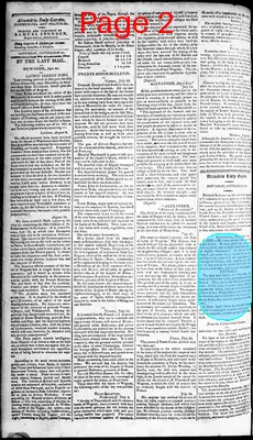 Page thumbnail for Alexandria Daily Gazette, Commercial & Political