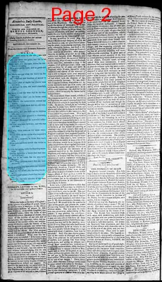 Page thumbnail for Alexandria Daily Gazette, Commercial & Political