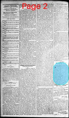 Page thumbnail for Alexandria Daily Gazette, Commercial & Political