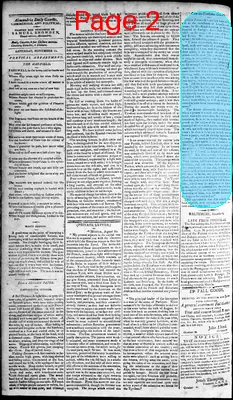 Page thumbnail for Alexandria Daily Gazette, Commercial & Political