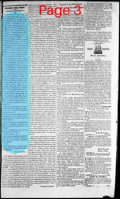 Page thumbnail for Alexandria Daily Gazette, Commercial & Political