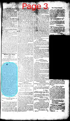 Page thumbnail for Alexandria Daily Gazette, Commercial & Political