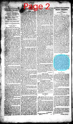 Page thumbnail for Alexandria Daily Gazette, Commercial & Political