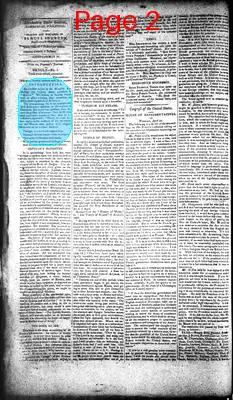 Page thumbnail for Alexandria Daily Gazette, Commercial & Political