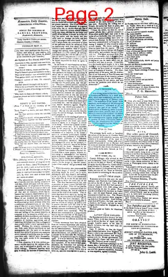 Page thumbnail for Alexandria Daily Gazette, Commercial & Political