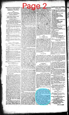 Page thumbnail for Alexandria Daily Gazette, Commercial & Political