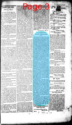 Page thumbnail for Alexandria Daily Gazette, Commercial & Political