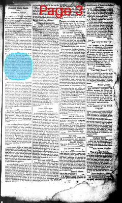 Page thumbnail for Alexandria Daily Gazette, Commercial & Political