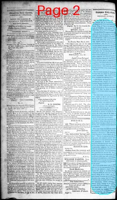 Page thumbnail for Alexandria Daily Gazette, Commercial & Political