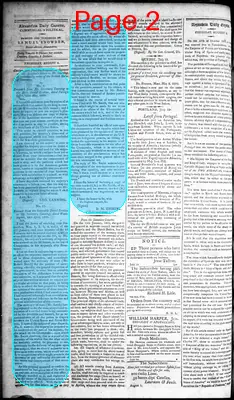 Page thumbnail for Alexandria Daily Gazette, Commercial & Political
