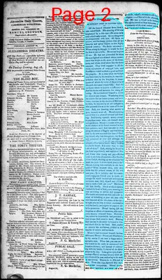 Page thumbnail for Alexandria Daily Gazette, Commercial & Political