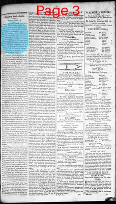 Page thumbnail for Alexandria Daily Gazette, Commercial & Political
