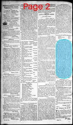 Page thumbnail for Alexandria Daily Gazette, Commercial & Political