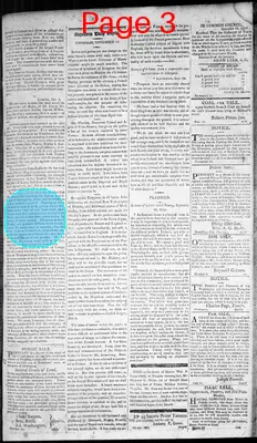 Page thumbnail for Alexandria Daily Gazette, Commercial & Political