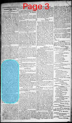 Page thumbnail for Alexandria Daily Gazette, Commercial & Political
