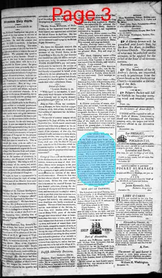 Page thumbnail for Alexandria Daily Gazette, Commercial & Political