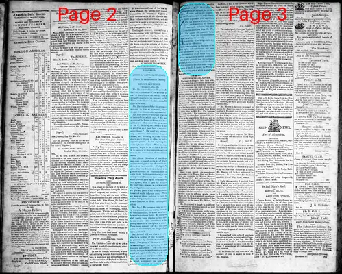 Page thumbnail for Alexandria Daily Gazette, Commercial & Political