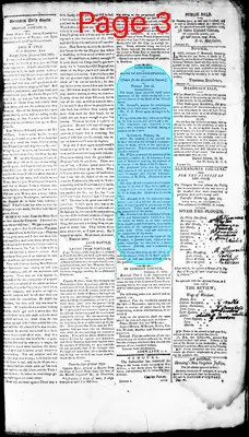 Page thumbnail for Alexandria Daily Gazette, Commercial & Political