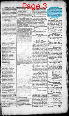 Page thumbnail for Alexandria Daily Gazette, Commercial & Political