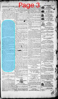 Page thumbnail for Alexandria Daily Gazette, Commercial & Political